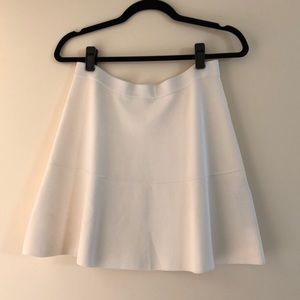 Zara cream sweater pull on skirt